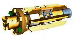 Rotační vrtací hlavice příklepová 225mm  - standardní pouzdro 14.200